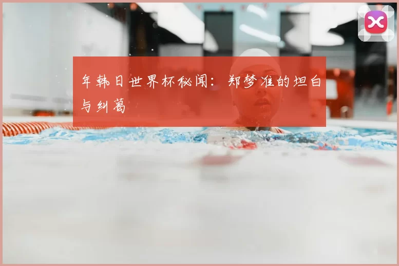 年韩日世界杯秘闻:郑梦准的坦白与纠葛