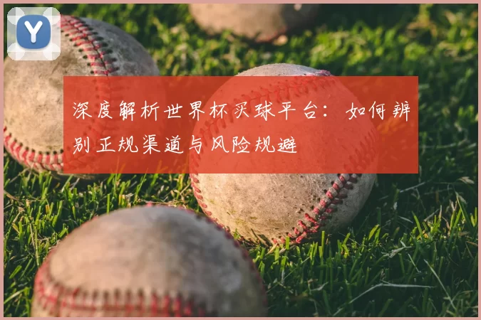 深度解析世界杯买球平台:如何辨别正规渠道与风险规避