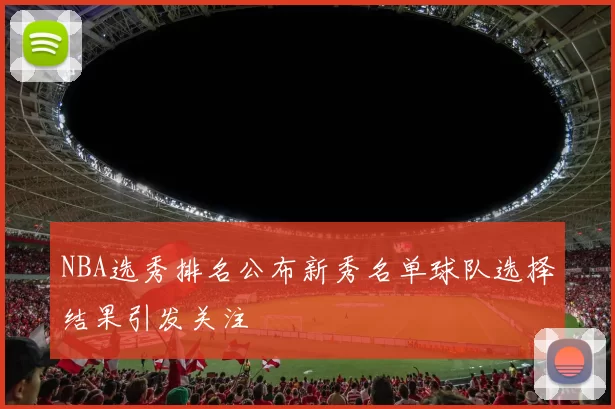 NBA选秀排名公布新秀名单球队选择结果引发关注
