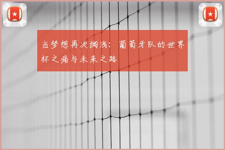 当梦想再次搁浅:葡萄牙队的世界杯之痛与未来之路
