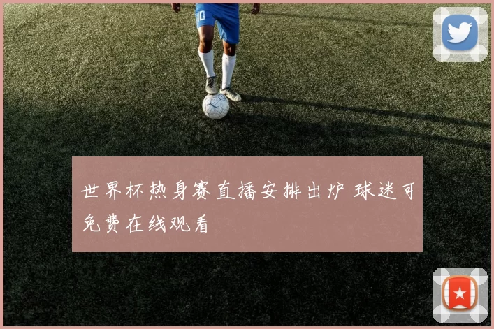 世界杯热身赛直播安排出炉 球迷可免费在线观看