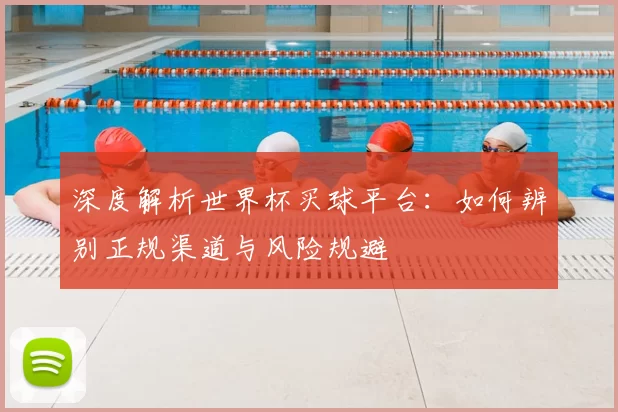 深度解析世界杯买球平台：如何辨别正规渠道与风险规避