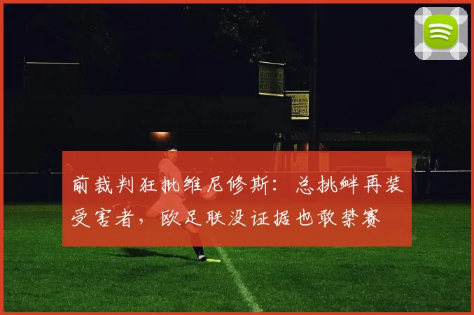 前裁判狂批维尼修斯:总挑衅再装受害者,欧足联没证据也敢禁赛